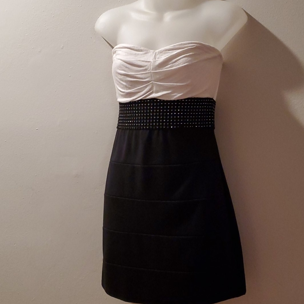 2 FOR $15 Black & White Dress